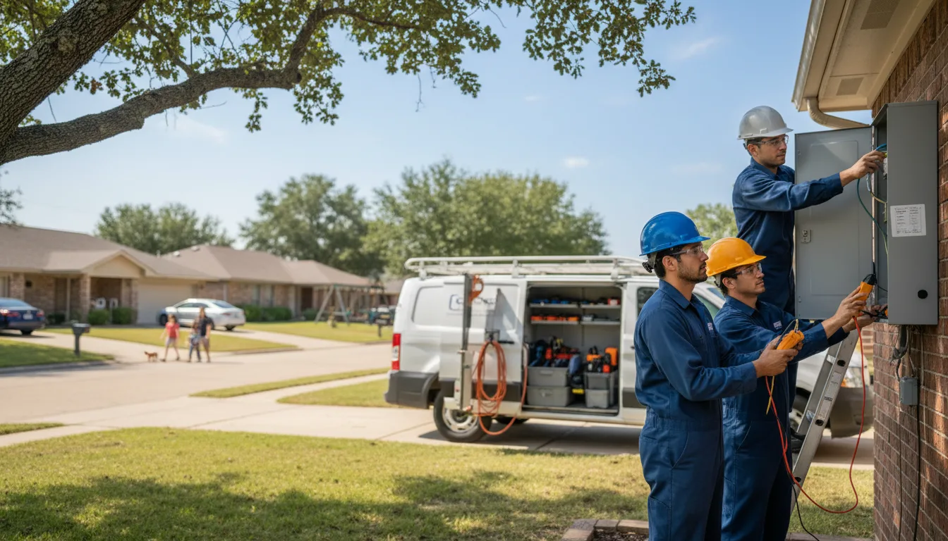 Certified electrician providing emergency electrical services in Widen, WV